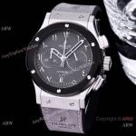 Replacement Hublot Replica Watches Classic Fusion Chronograph 45mm Dubai Gray Dial Black Bezel